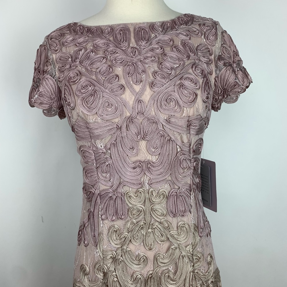 JS Collections Santiago Midi Dress In Pink Sand - Picture 6 of 8